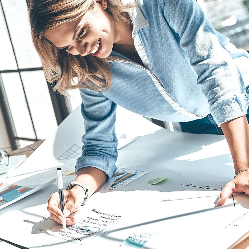 Pilot FriXion Fineliner Erasable Marker Pens, Fine Point 0.7 mm, Pack of 10, Classic Colors, Erasable Pens - Ideal for School, Journaling, & Office Writing - Image 4